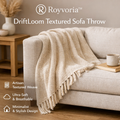 Royvoria™ DriftLoom Textured Sofa Throw