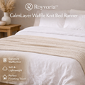 Royvoria™ CalmLayer Waffle Knit Bed Runner